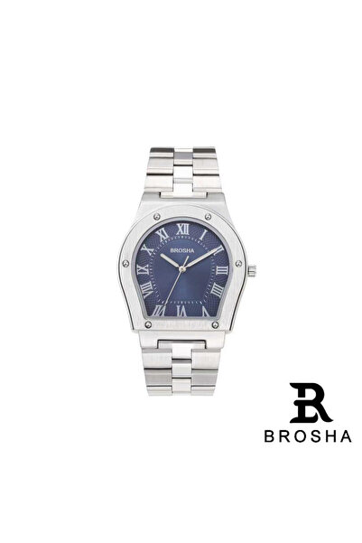 Brosha Luxury men's watch - a modern classic design with a unique geometric dial