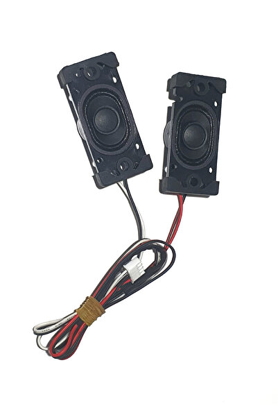 ÇETİNNET BİLİŞİM Hoparlör 2W 4 Ohm 28x65mm 50cm Kablolu Çift Mini Speaker Ses...