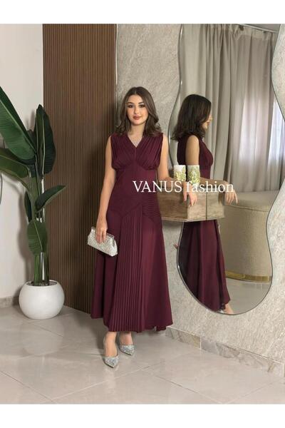 vanus fashion 6955 - فستان عودي جميل