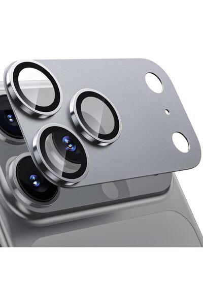 peakaks iPhone 17 Pro Max Kamera Lens Koruyucu, 9H Askeri Sınıf Kırılmaz Mat ...