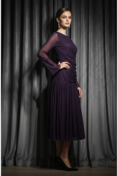 GORI FASHION Elegant tulle midi dress