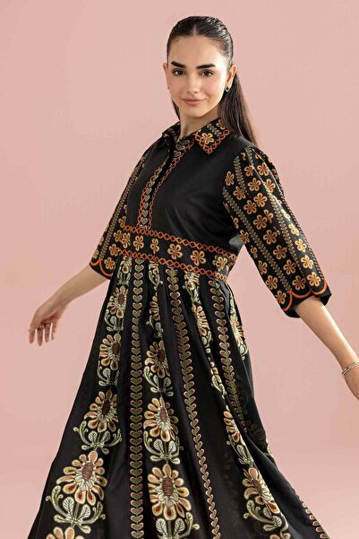 Nishat Linen Printed Dress - AS 26-34