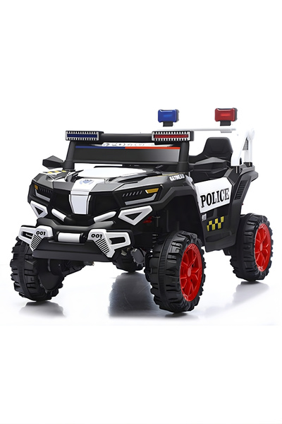 Rally 12V Electric Police Car for Kids / 2 Motors