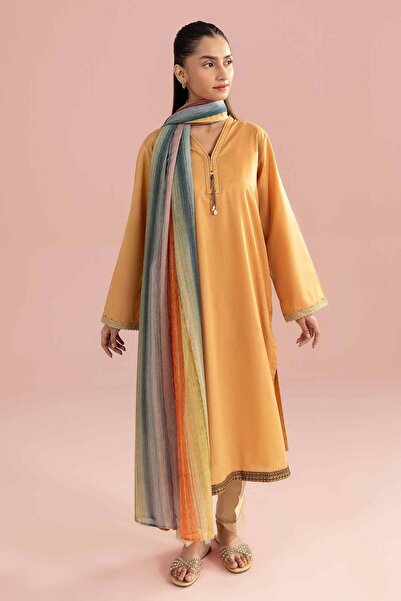 Nishat Linen 2 Piece - Embroidered Suit - PE 26-138