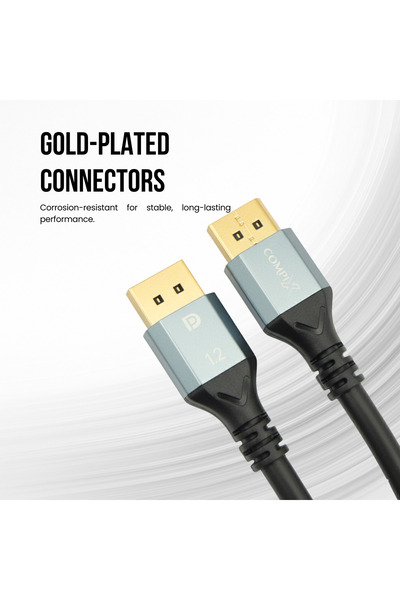 Compix DisplayPort 1.2 Cable 1.5M, DP to DP High-Speed Cord 4K@60Hz 2K@144Hz ...