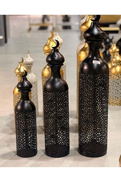 AZOZ MERCHLY Metal Decorative Vases Set of 3