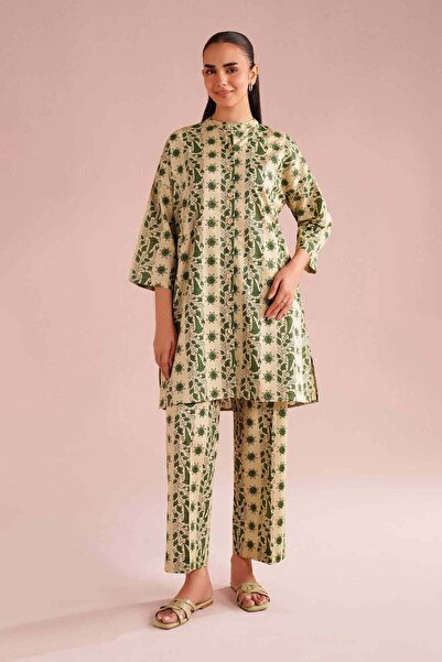 Nishat Linen 2 Piece - Printed Suit - PE 26-181