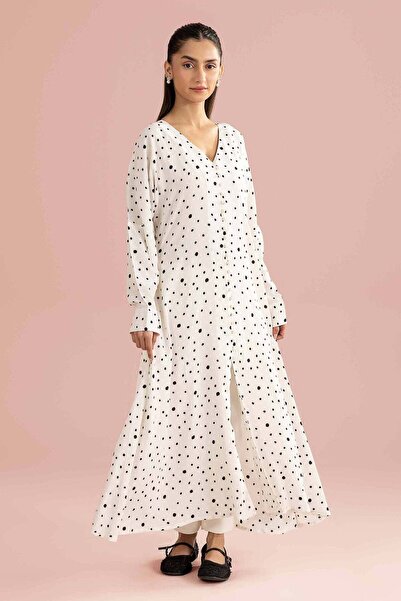 Nishat Linen Printed Dress - AS 26-105