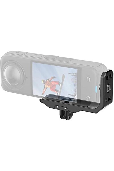 The Bros حامل تثبيت معدني أفقي للتصوير لكاميرا Insta360 X4، مزود بمحول توصيل ...