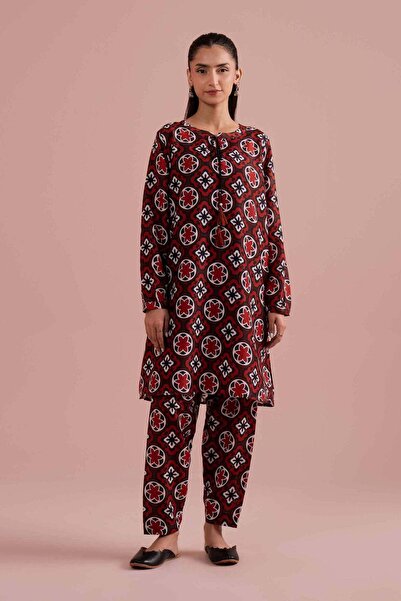 Nishat Linen 2 Piece - Printed Suit - PE 26-12