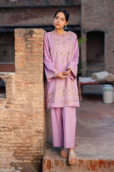 Nishat Linen طقم من قطعتين - بدلة مطرّز - PE 26-239