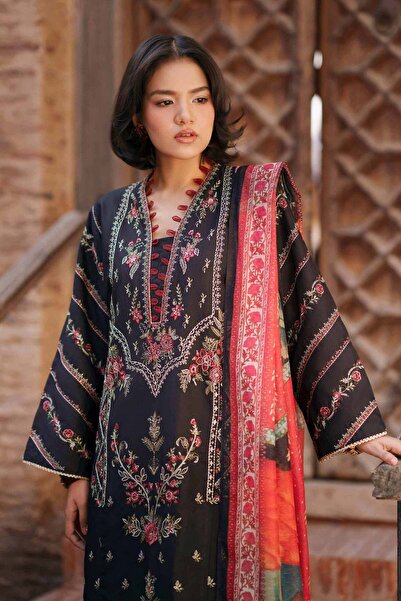 Nishat Linen 2 Piece - Embroidered Suit - PE 26-144
