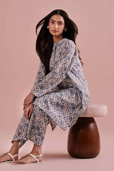 Nishat Linen 2 Piece - Printed Suit - PE 26-178