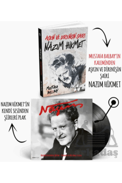 Halk Kitabevi Plaklı Kitaplar - Nazım Hikmet