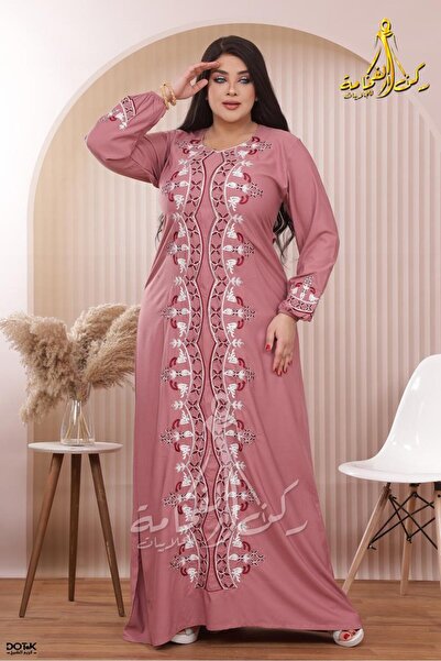 Generies A cotton abaya made from lightweight natural cotton fabric with a wa...