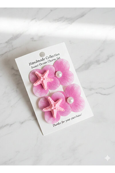 synshop Orkide Oyster Starfish Shell Pearl Luxury Trend First Quality New Sea...