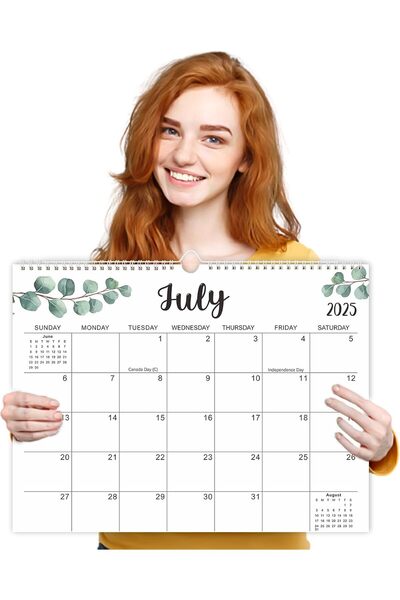 Arabest Wall Calendar 2025/26 UK, 2025 Calendar Family Planner a3, 18 Month 2...