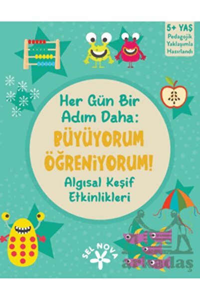 Sel Yayıncılık خطوة أخرى كل يوم: أنمو وأتعلم! أنشطة الاستكشاف الإدراكي
