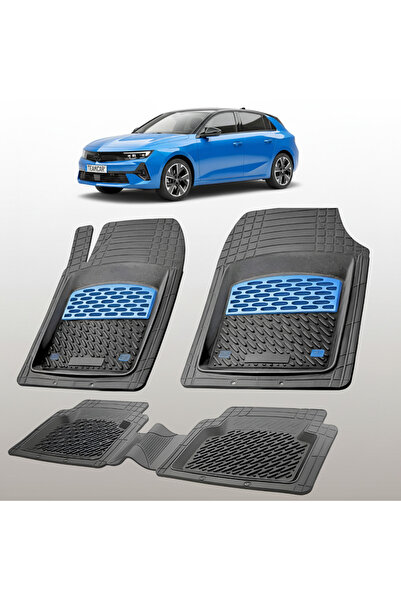 TEAMCAR Συμβατά πατάκια δαπέδου Opel Astra L (Mk8) Hatchback 2021-2025 | Μπλε