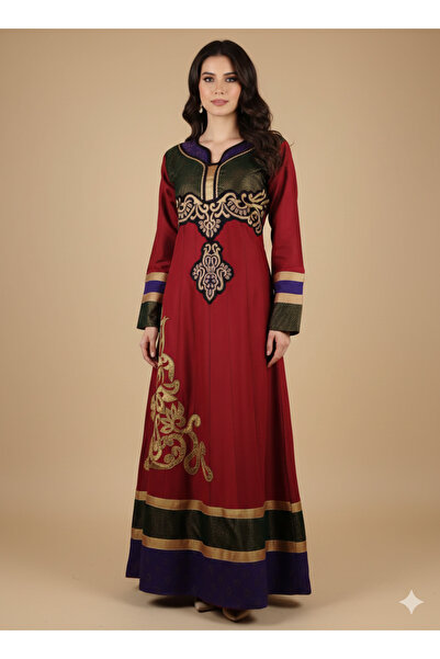 ASIAN Ahed Jalabiya: An elegant women's jalabiya with traditional patterns an...