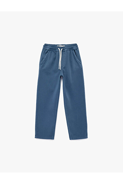 Koton Pamuk paket Sa vezicom u struku Sa džepovima Ležerne kroj Denim Hlače