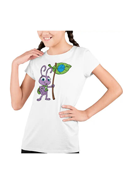 OEM Tricou Copii Fete A Bugs Life Aventuri la Firul Ierbii Dot