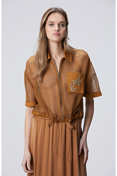 Network Tarçın File Ceket