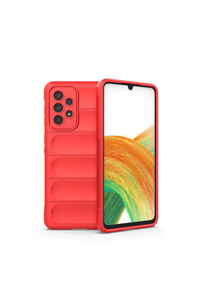 eco port Samsung galaxy a33 5g case optimum silicone - red
