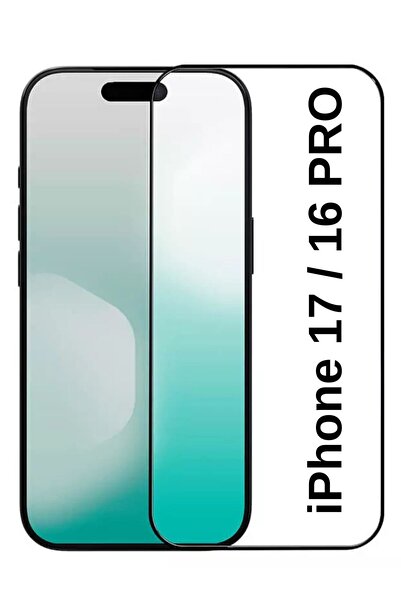 Paladyum Case iPhone 17 Ve 16 Pro Uyumlu 3D Antistatik Cam Ekran Koruyucu