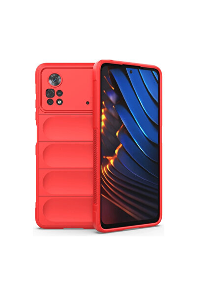 eco port Poco X4 Pro 5g Case Optimum Silicone - Red