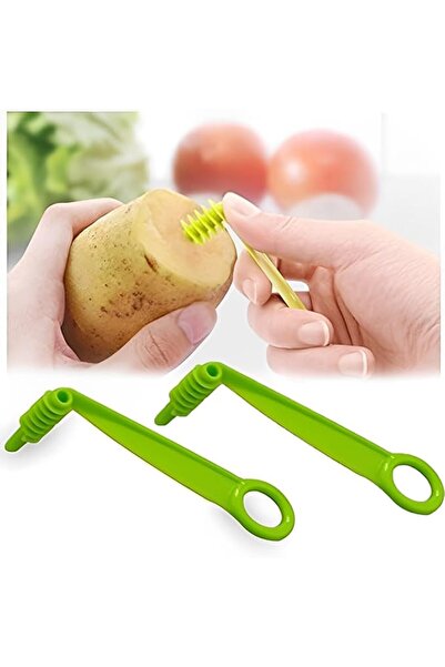 Arabest 2Pcs Spiral Cutters, Spiral Knife for Cucumber Carrot Potato Vegetabl...