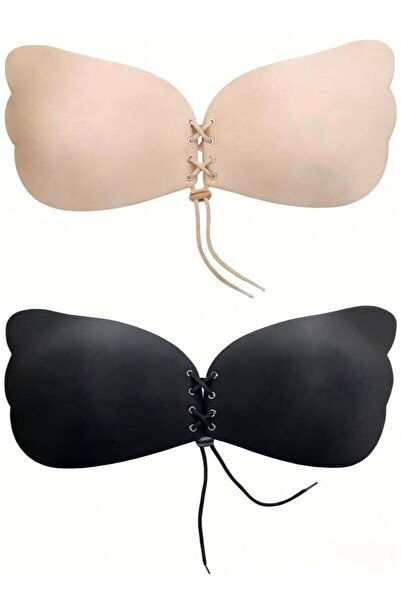 Generic 2pcs Women's Drawstring Adhesive Bra, Push Up Sticky Bra, Wing Bras, ...
