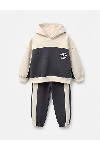 MiniKids Boy in Paris 1987 dark grey tracksuit