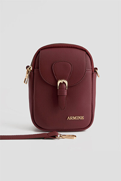 Armine El Çantası Pia Deri 25YD7406 Bordo