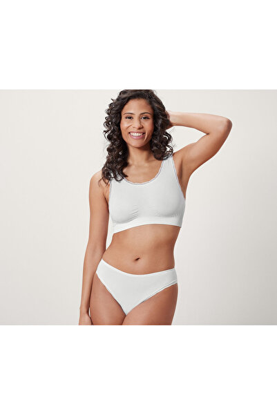 Tchibo Women's Bustier, Seamless, White