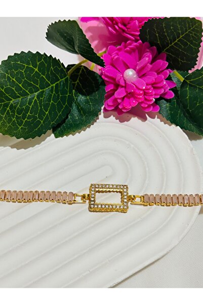 Roya Happiness Gram Altın Bileklik Gram Külçe Çerçeveli Renkli Taşlı Su Yolu ...