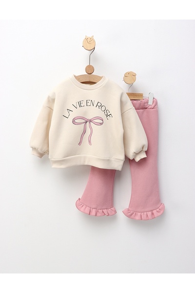 MiniKids Compleu vatuit La Vie En Rose, cu roz