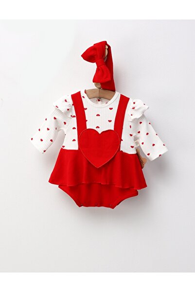 MiniKids Heart-shaped body dress with headband