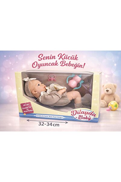 ZİVENTA Gerçekçi Et Bebek Aksesuarlı Gerçek Bebek Hissi %100 Silikon Yumuşak ...