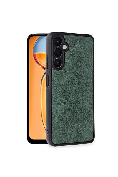 eco port حافظة سامسونج جالاكسي A36 من الجلد من أراس - أخضر داكن