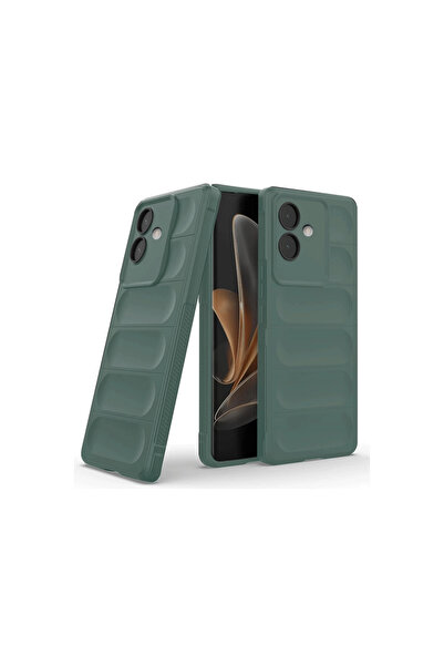 eco port حافظة اوبو A3 من السيليكون المثالي - أخضر داكن