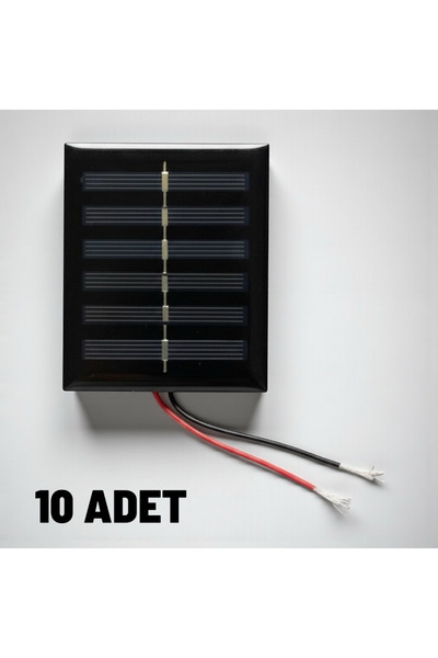 Beimo Solar Güneş Paneli 6V - 10 Adet , Güneş Enerjisi Bataryası