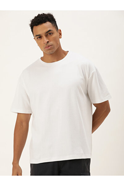 Bene Kleed By Styli Men Drop-Shoulder Sleeves Oversized Pure Cotton T-shirt