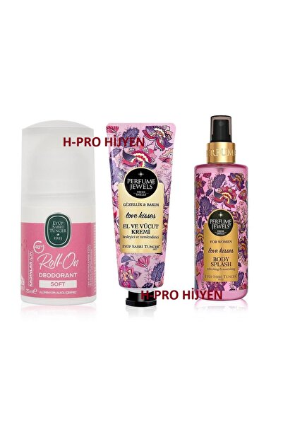 Eyüp Sabri Tuncer KADIN BAKIM SETİ, VÜCUT SPREYİ, ROLL ON, KREM (H-PRO HİJYEN)