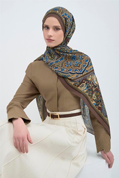 Armine شال هارموني من الصوف والحرير 326 35