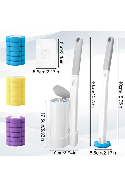 NO BRAND Aromatherapy Disposable Toilet Brush Set Hygienic Cleaning, Scented ...