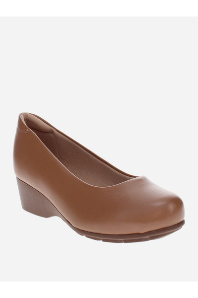 Modare Solid Slip-On Wedge Heel Shoes