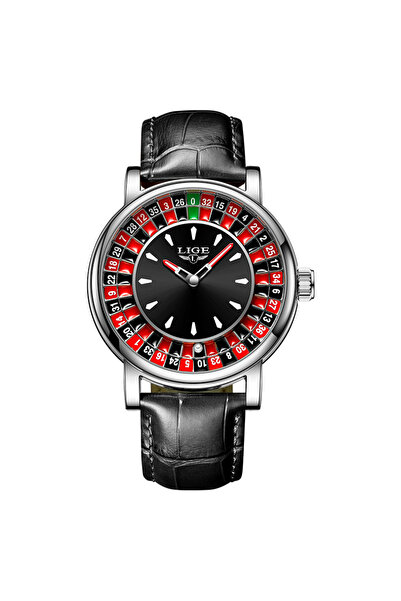 choice2 ساعة LIGE سوداء جديدة فاخرة بتصميم إبداعي للرجال، مينا بتصميم لعبة ال...