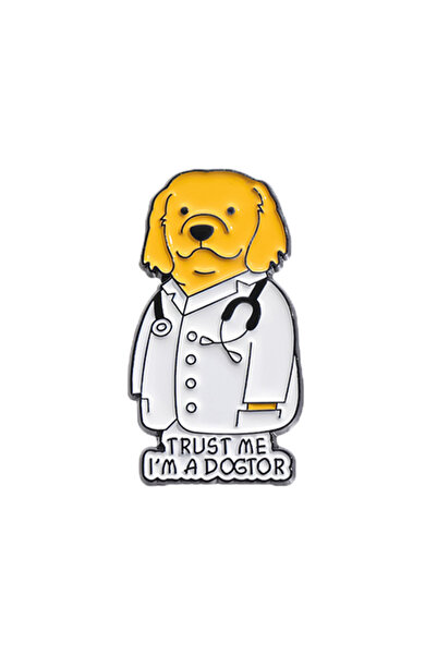 Choice11 دبابيس مينا بتصميم حيوانات كرتونية، النمط 12، مكتوب عليها "صدقني أنا...