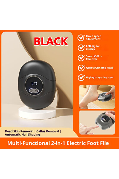 Choice3 مقص أظافر كهربائي أسود 2026، مبرد أظافر أوتوماتيكي جديد، أداة تقليم أ...